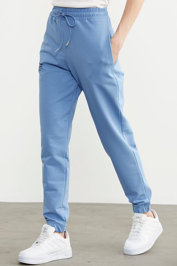 Jogger Eşofman Altı - Mavi - 5