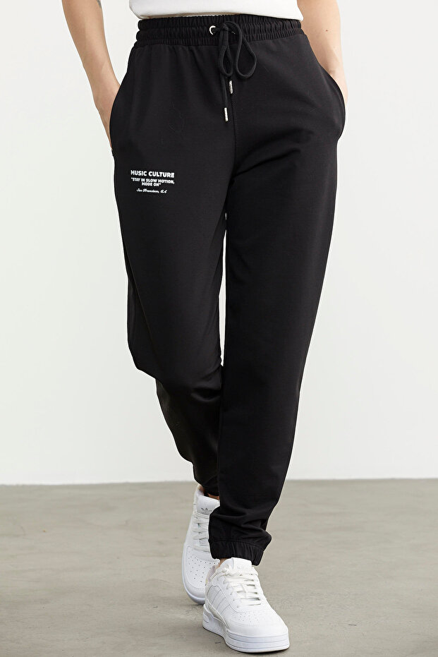 Jogger Eşofman Altı - Siyah - 4