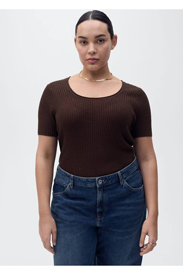 Strickpullover aus Leinenmischung - 5