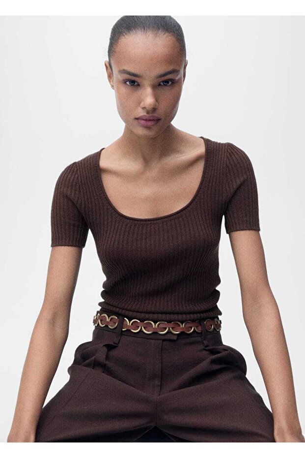 Strickpullover aus Leinenmischung - 6