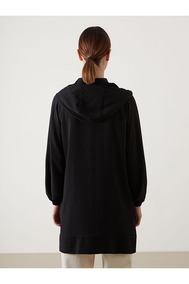 LCW Modest  Kapüşonlu Oversize Kadın Tunik - 8