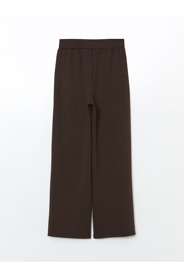 LCW Modest Beli Lastikli Geniş Paça Kadın Eşofman Altı - 5
