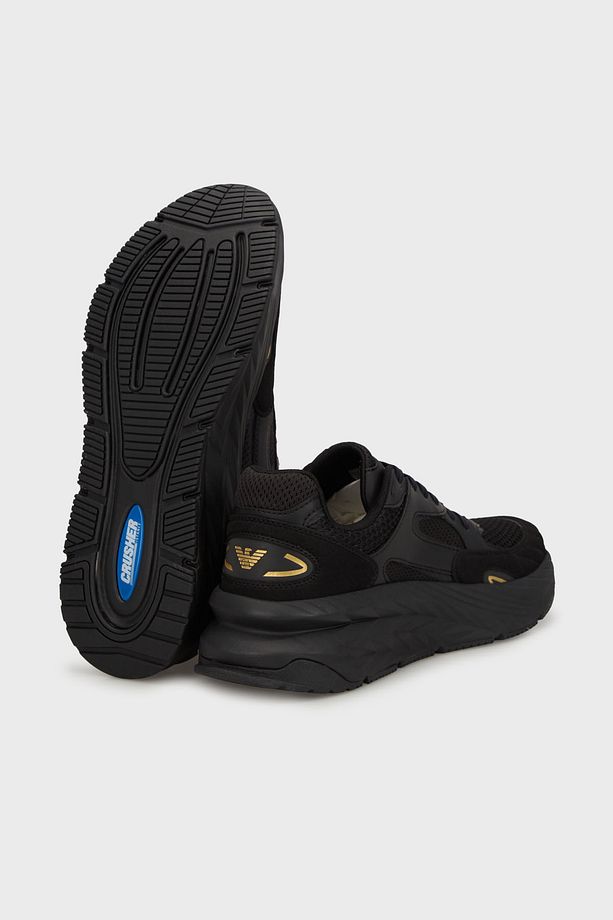 Logolu Süet Detaylı Kalın Taban Sneaker Ayakkabı Unisex AYAKKABI X8X178 XK382 M701 - 4