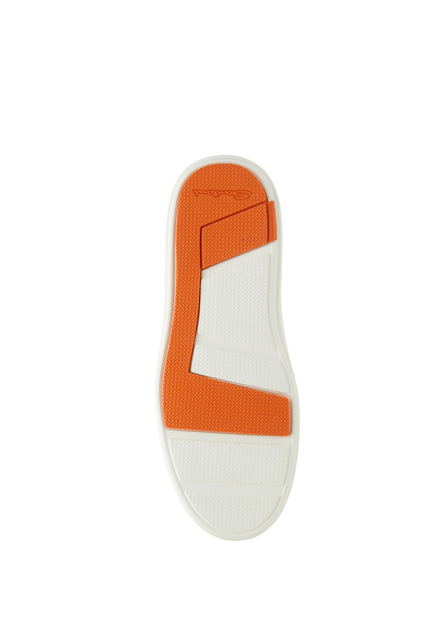 Siyah Kadın Deri Sneaker - 5