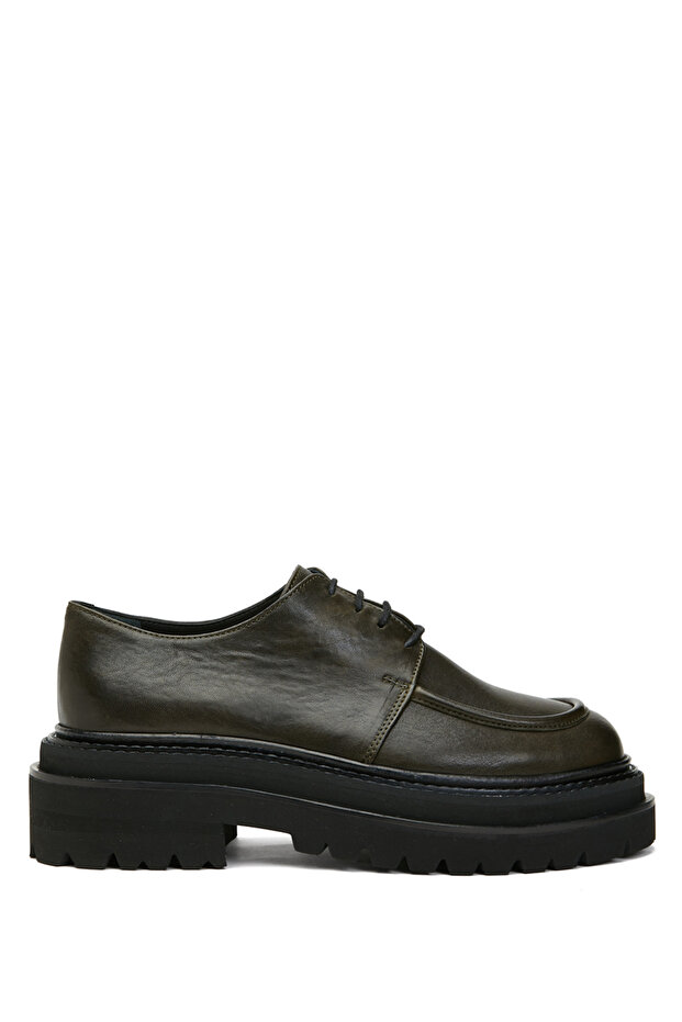 Haki Kadın Deri Bot - 2