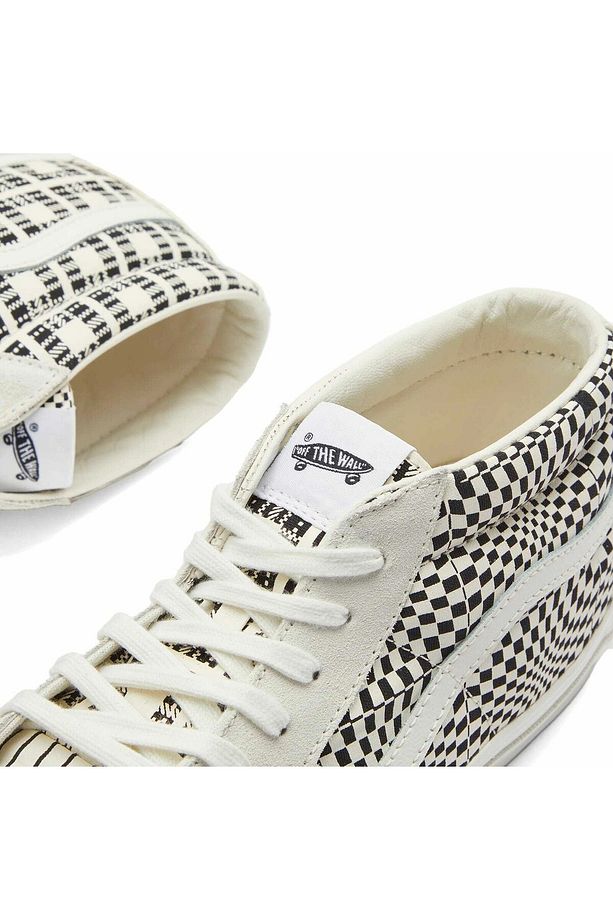 Unisex Sk8-Mid Reissue 83 Lx Pattern Clash Marshmallow Beyaz Sneaker - 7