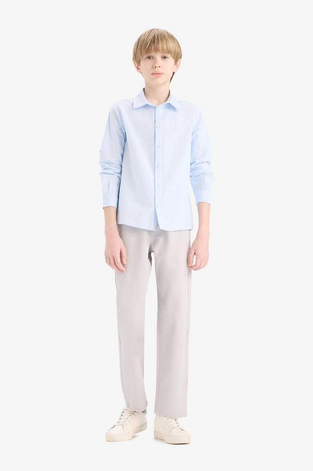 Erkek Çocuk Düz Paça Basic Düz Gabardin Pantolon D5859a825sm - 5
