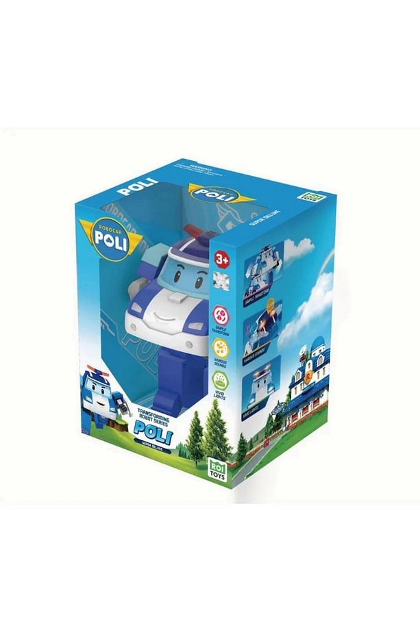 Robocar Poli Büyük Transforming Sesli Robot Figür Çocuk Oyuncak Seti - 3