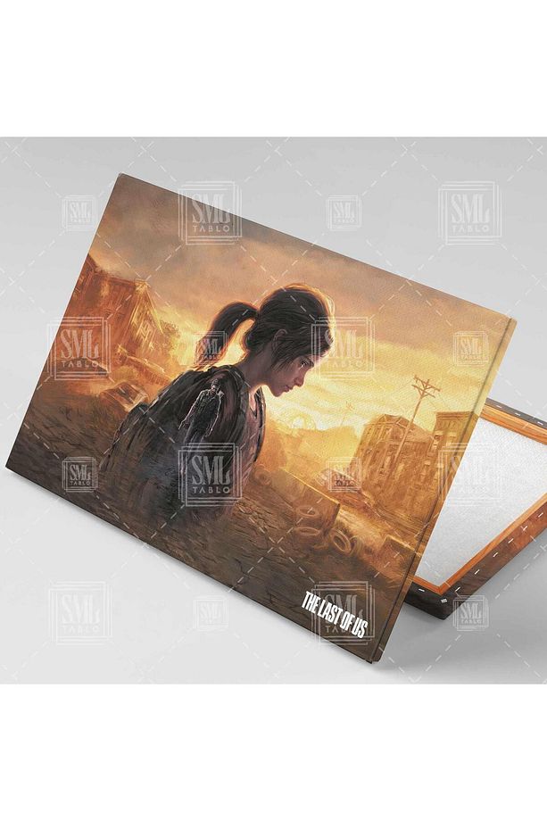 The Last Of Us Joel And Ellie Savaş Manzarası Oyun Yatay Kanvas Tablo - 2