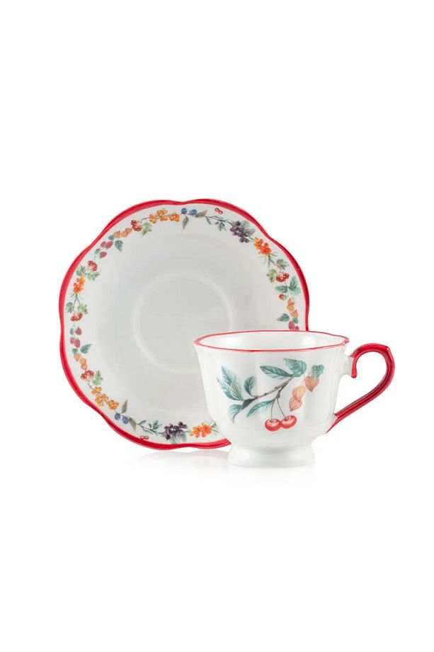 LCW HOME Karışık Baskılı 2 Kişilik Porselen Kahve Fincan Takımı 90 Ml - 5