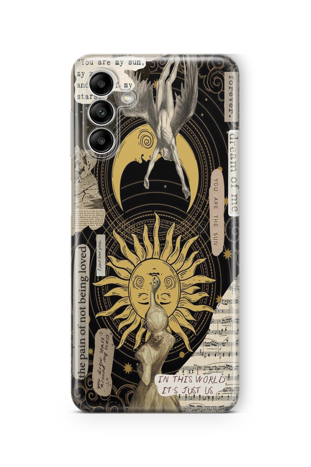 غلاف شفاف مطبوع بتصميم متوافق مع Samsung Galaxy A16 متوافق مع You Are The Sun بتصميم شفاف