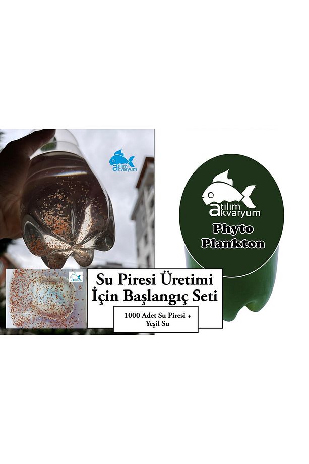 Su Piresi Kültürü ve Çoğaltma Seti Yeşil Su Dahil 1000 ADET - 1