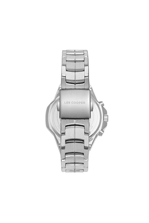 ساعة لي كوبر متعددة الوظائف للرجال بمينا بني داكن - LC08087.340 - 4