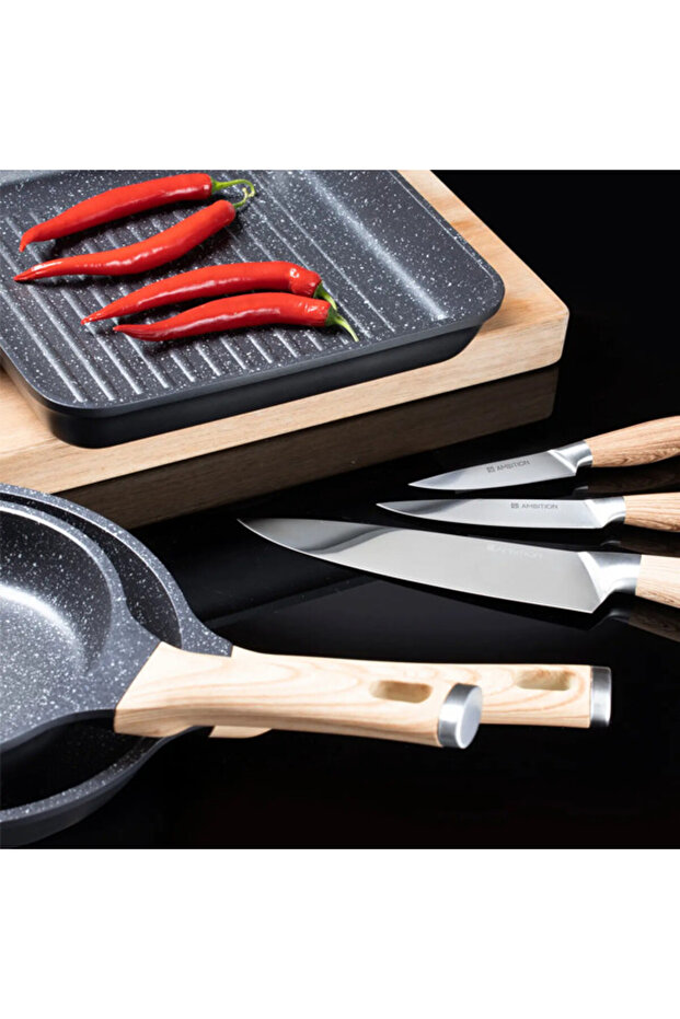 Set cutite, 3 piese, Noir - 2