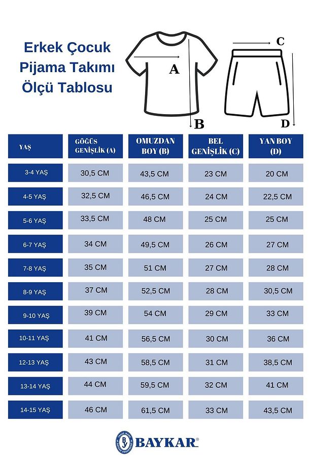 Erkek Çocuk Pamuklu Bisiklet Yaka Baskılı Kısa Kollu Şortlu Pijama Takımı 9613 Sarı - 5