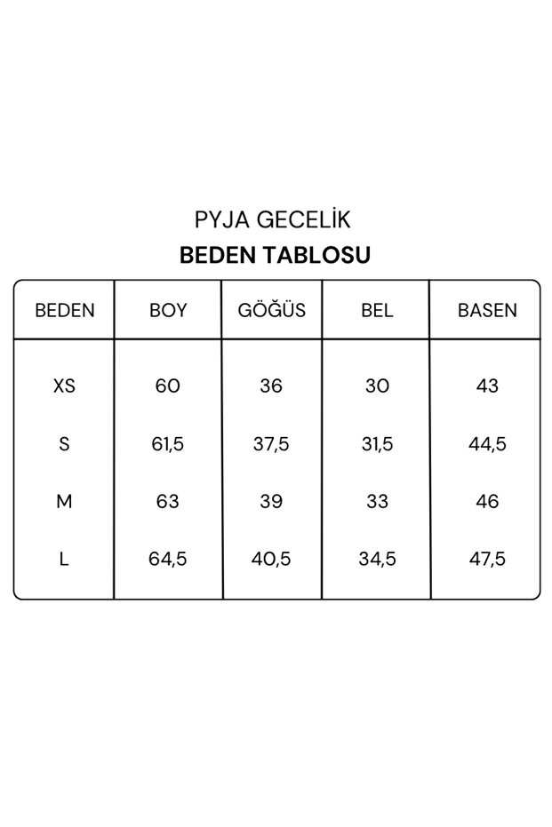 Pyja Siyah Tulum Gecelik - 2