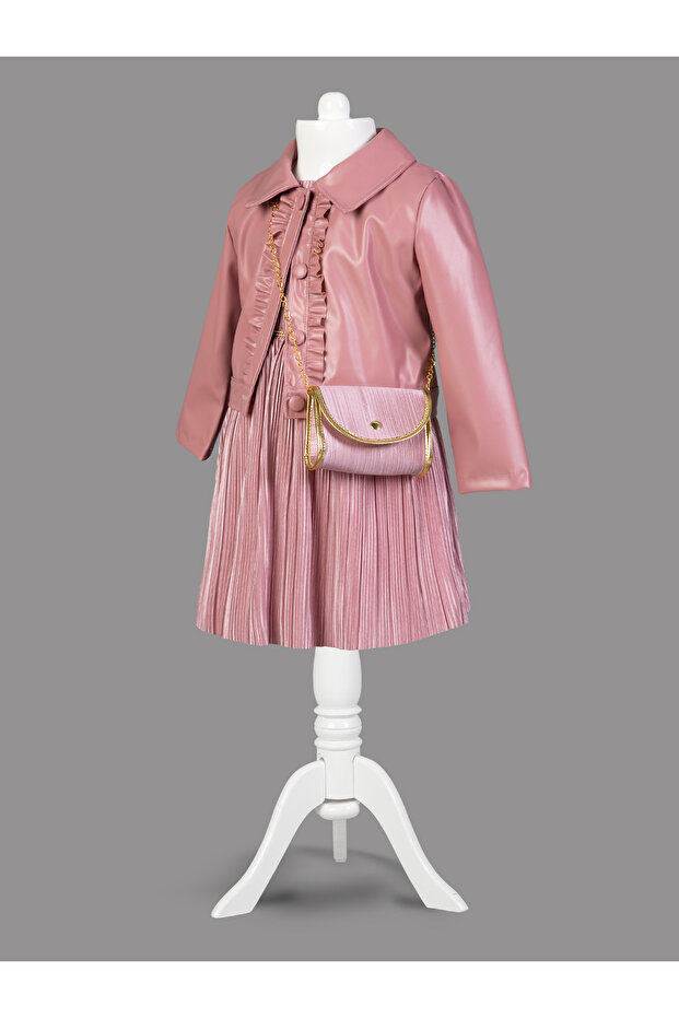 DERİ CEKETLİ ELBİSE - 1