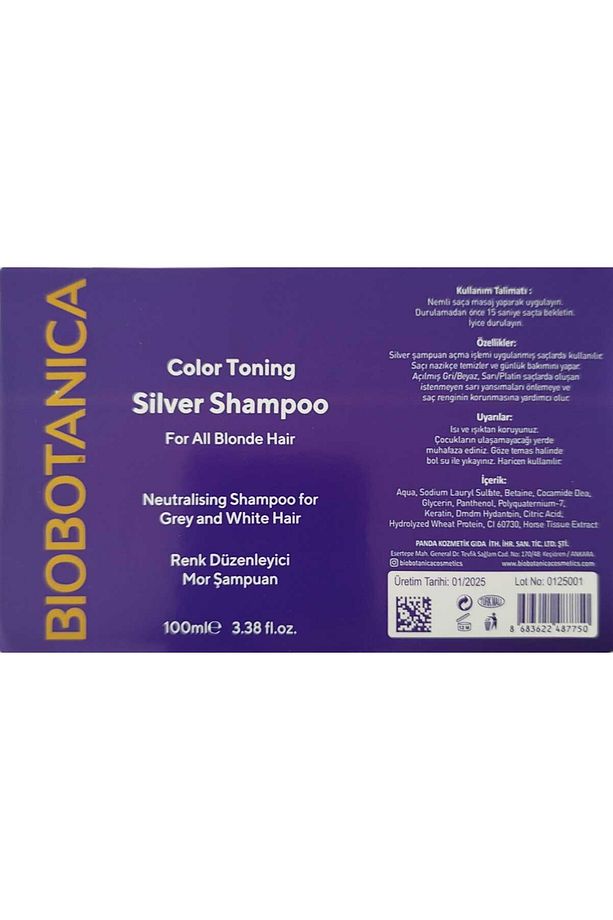 Silver Turunculaşma Karşıtı Mor Şampuan 100 Ml - 4