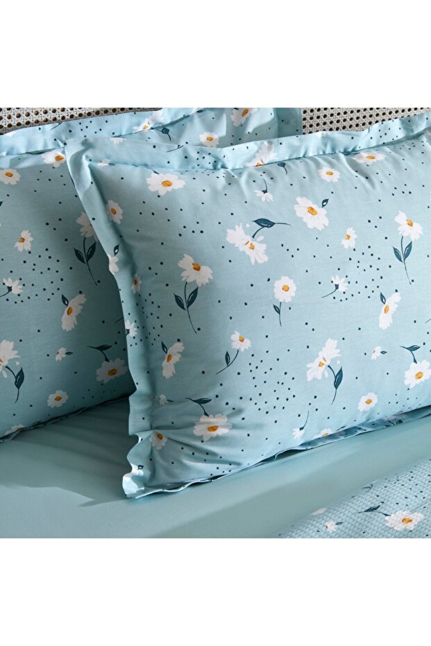 Daisy 100% Baumwolle Einzelbett Piké-Set, Mint - 4