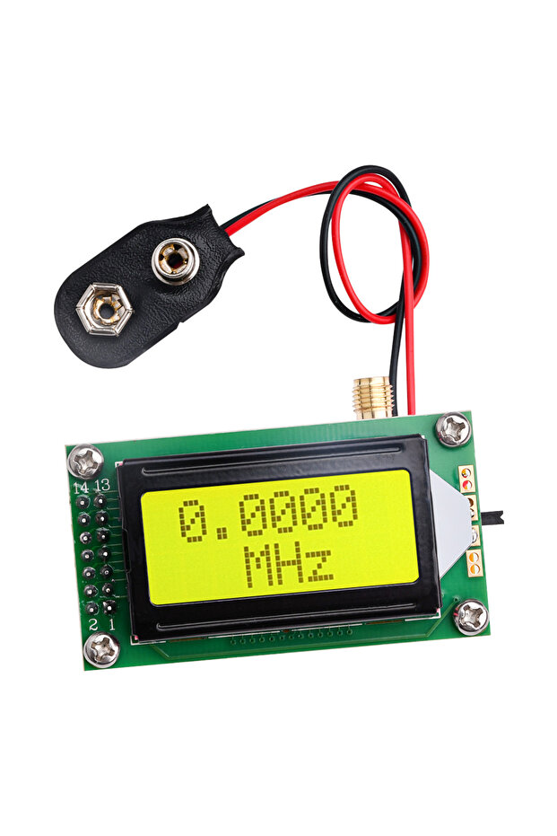 1-500mhz RF1-500MHz 100 Resolution Frequency Counter Tester Module Backlit Meter for Ham Radio - 1