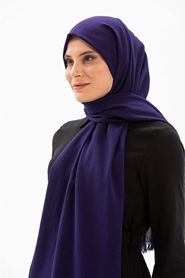 Şile Bezi Şal Mor Mor - 1