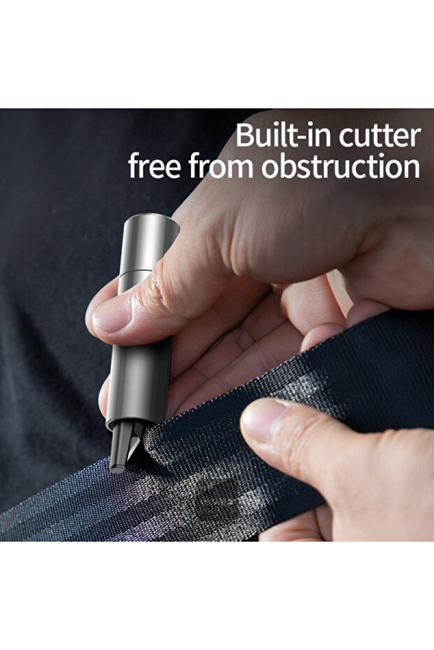 BaseusWindow breaking And Safety Belt Cutting - Silver - CRSFH-0S - 4