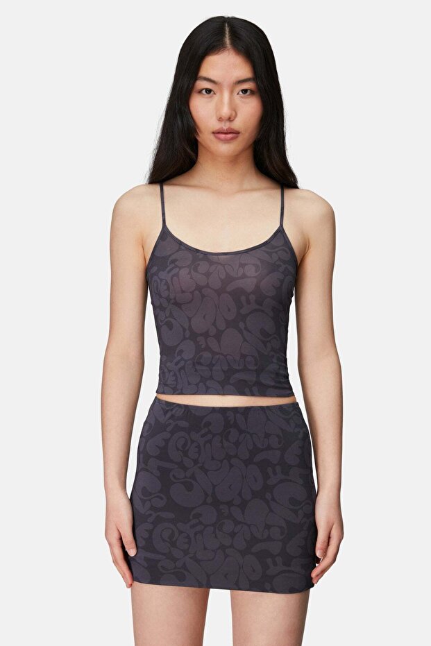 Strappy Top - Gray - 4