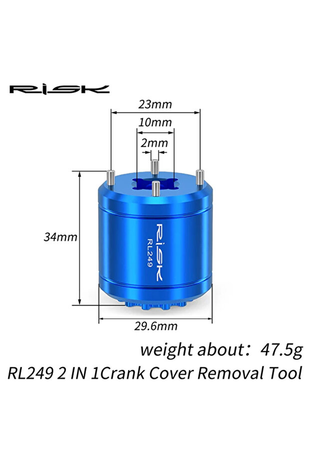 RL249 2 In 1 Bicycle DUB Crankset Cover Removal Tool For XTR M9100 Bottom Bracket Crank Screw Remova