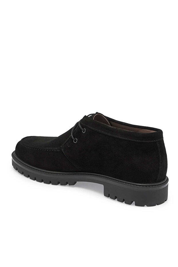 Siyah Hakiki Süet Deri Erkek Casual Bot - E24K1BT57006-A01 - 2