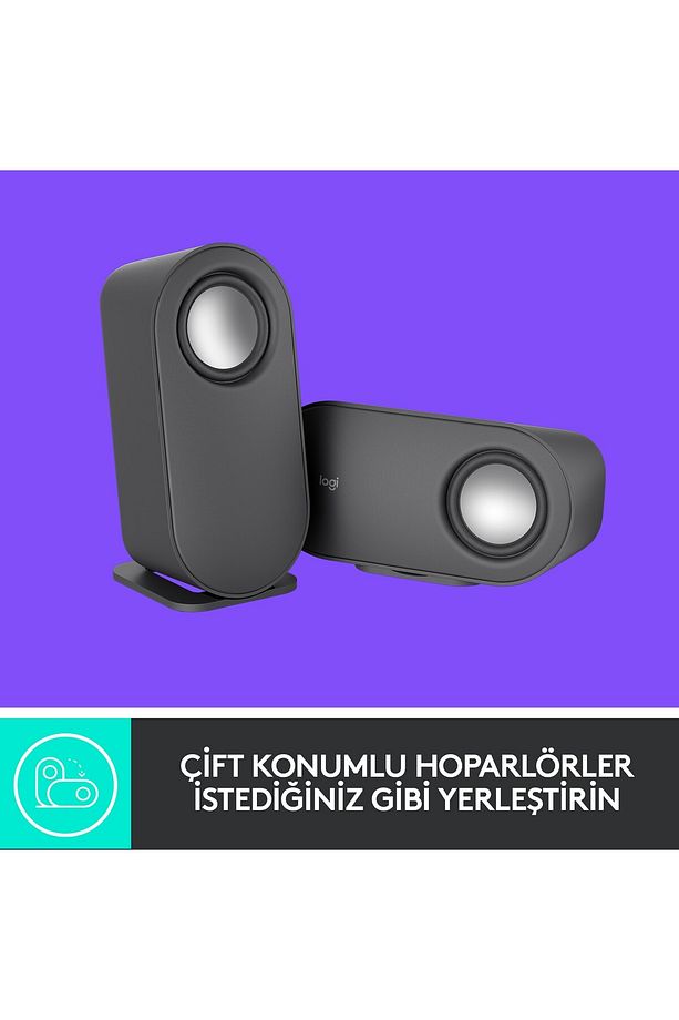 Z407 2 1 Bluetooth Multımedya Hoparlör Siyah (980-001348) - 6