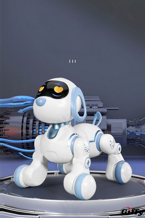 Oyuncak Full Fonksiyon Uzaktan Kumandalı El Sensörlü Şarjlı Işıklı Müzikli Dansçı Robot Köpek - 8