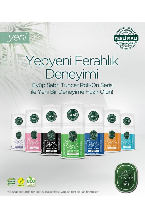 Roll-On Deodorant Serisi, 75 mL x7 adet,Alüminyum-Alkol içermez, Vegan - 1