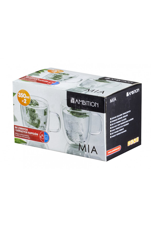 Set 2 cani 350ml, termorezistente, Mia - 5