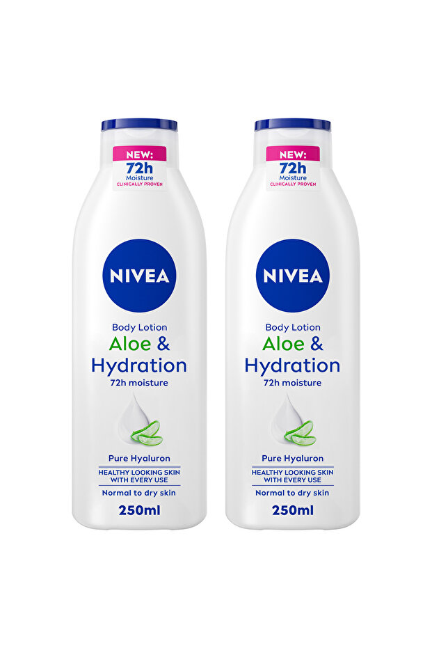 Aloe & Hydration Deep Moisture Normal Skin Body Lotion Twin Pack (2x250ml)