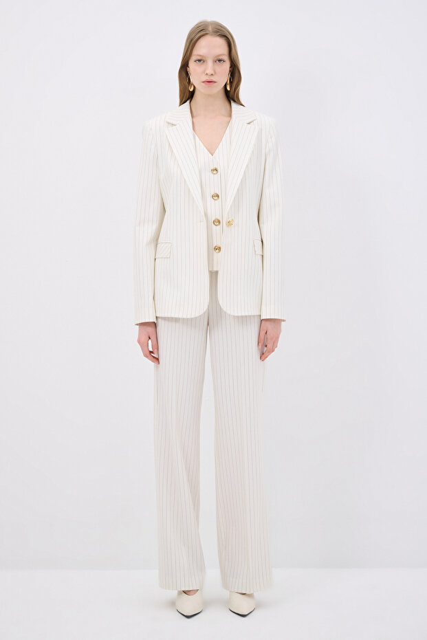 Çizgili Ceket - 4