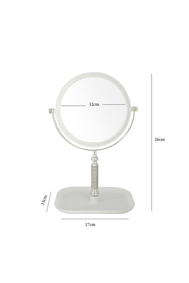 Double-sided rotating makeup mirrors - 2