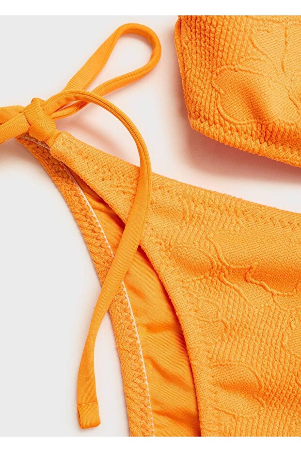 Çiçek işlemeli bikini altı - 6