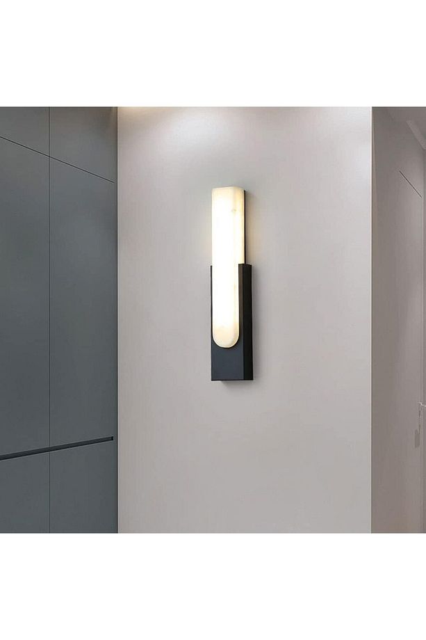 10 W Hawai İki Yönlü Led Duvar Aplik - Gün Işığı (3000K) - Siyah - IP54 - CT-7067 - 1
