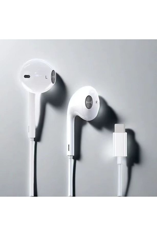 Type-C Girişli Mikrofonlu Kablolu Kulaklık STUDIO STEREO ses kalitesi Xiaomi Uyumlu - 2