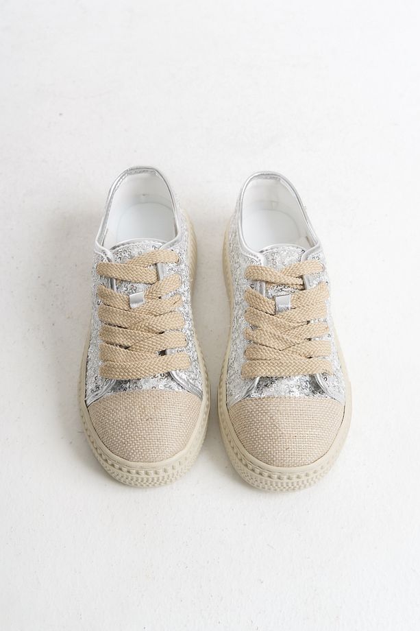 Kadın Yüksek Taban Bağcıklı Günlük Loafer Ayakkabı Eden - 7