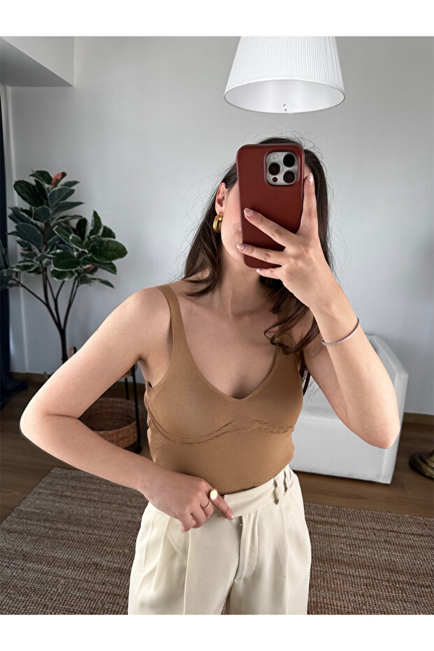 Askılı Atlet Camel - 4