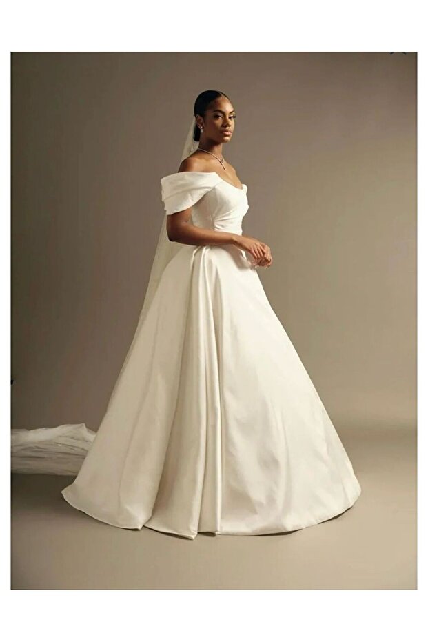 Princess Satin Wedding Dress