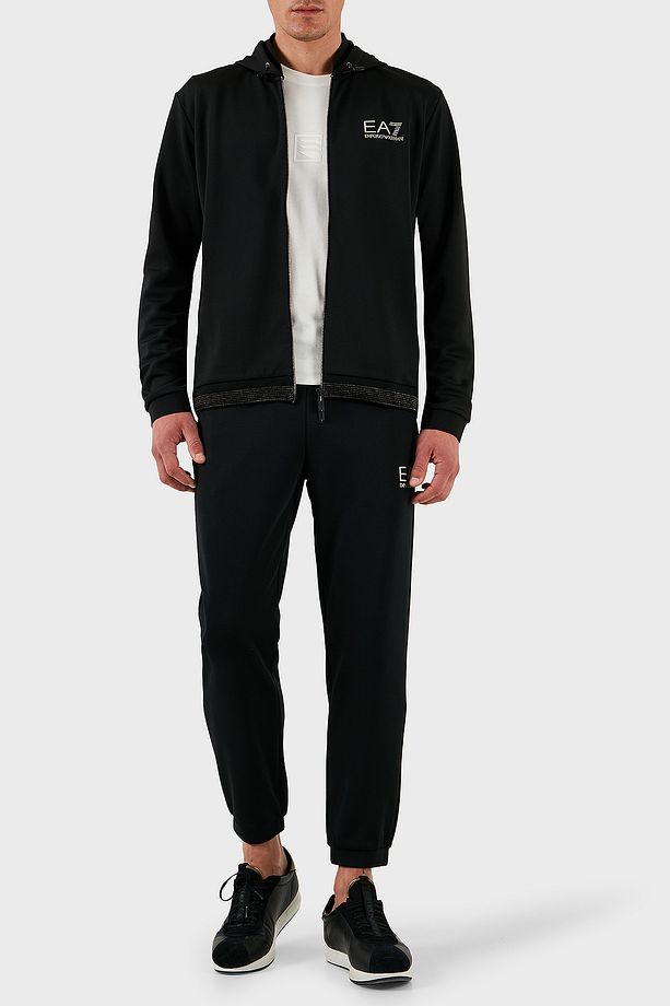 Modal Karışımlı Regular Fit Taş Detaylı Kapüşonlu Sweat Erkek SWEAT 7M000304 AF13740 UC001 - 3