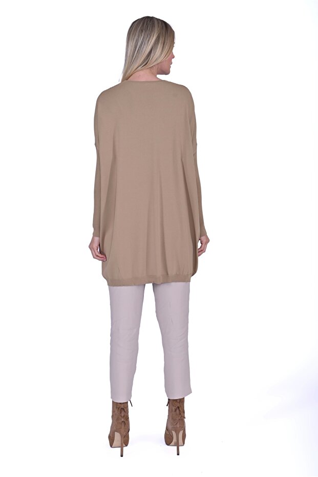 İNVEE 6923 Camel Tunik - 6