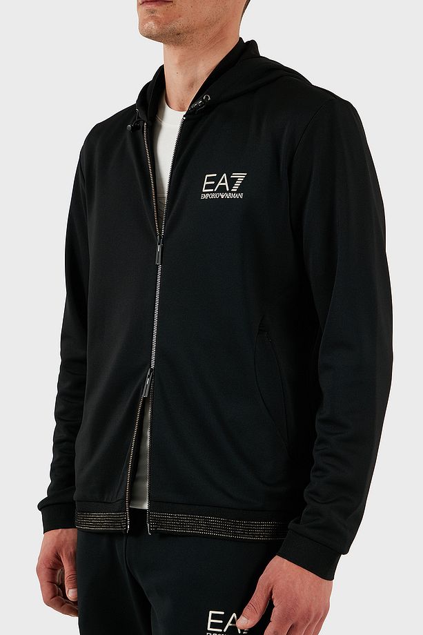 Modal Karışımlı Regular Fit Taş Detaylı Kapüşonlu Sweat Erkek SWEAT 7M000304 AF13740 UC001 - 5