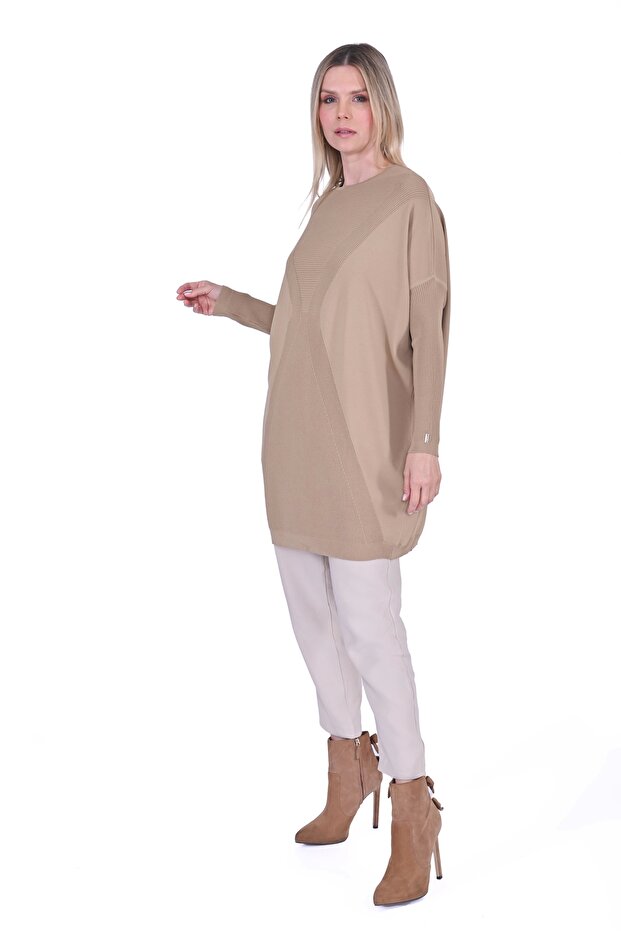 İNVEE 6923 Camel Tunik - 3