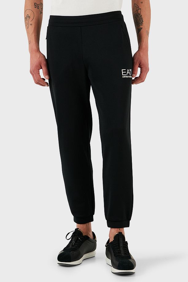 Logolu Modal Karışımlı Regular Fit Normal Bel Lastikli Paça Jogger Pantolon Erkek PANTOLON 7M000 - 3