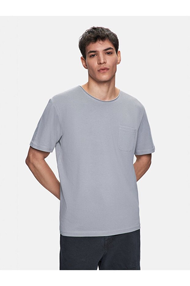 Regular Gri T-shırt - 2