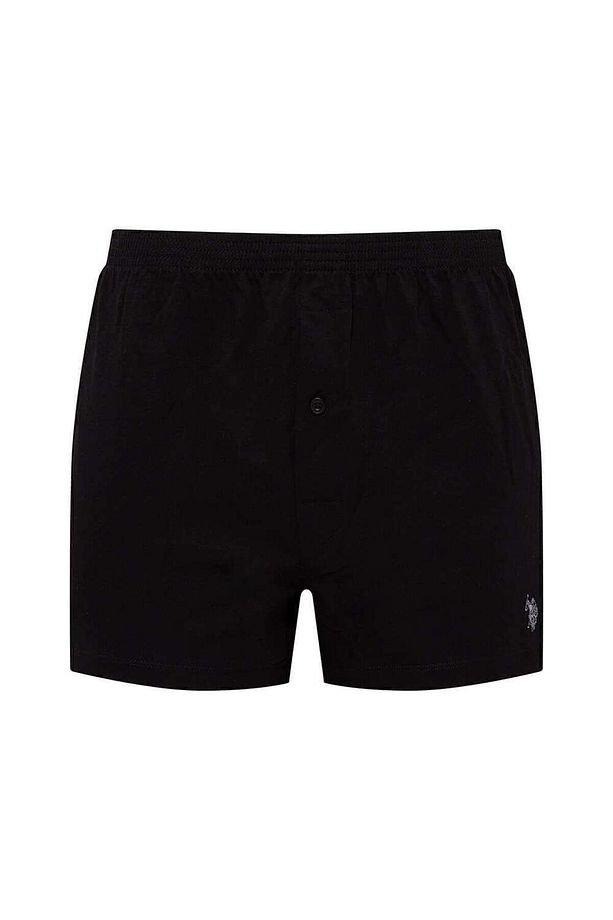 U.S. Polo Assn. Erkek Siyah Uzun Paça Şort Boxer - Siyah - BATDN80T05E4P - 1
