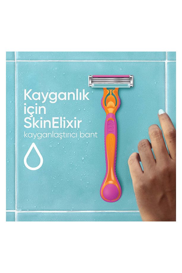 Gilette Simply Venüs 3 Miami Tıraş Mak. Gövd. + 4 Bıçak x2'li Set - 5